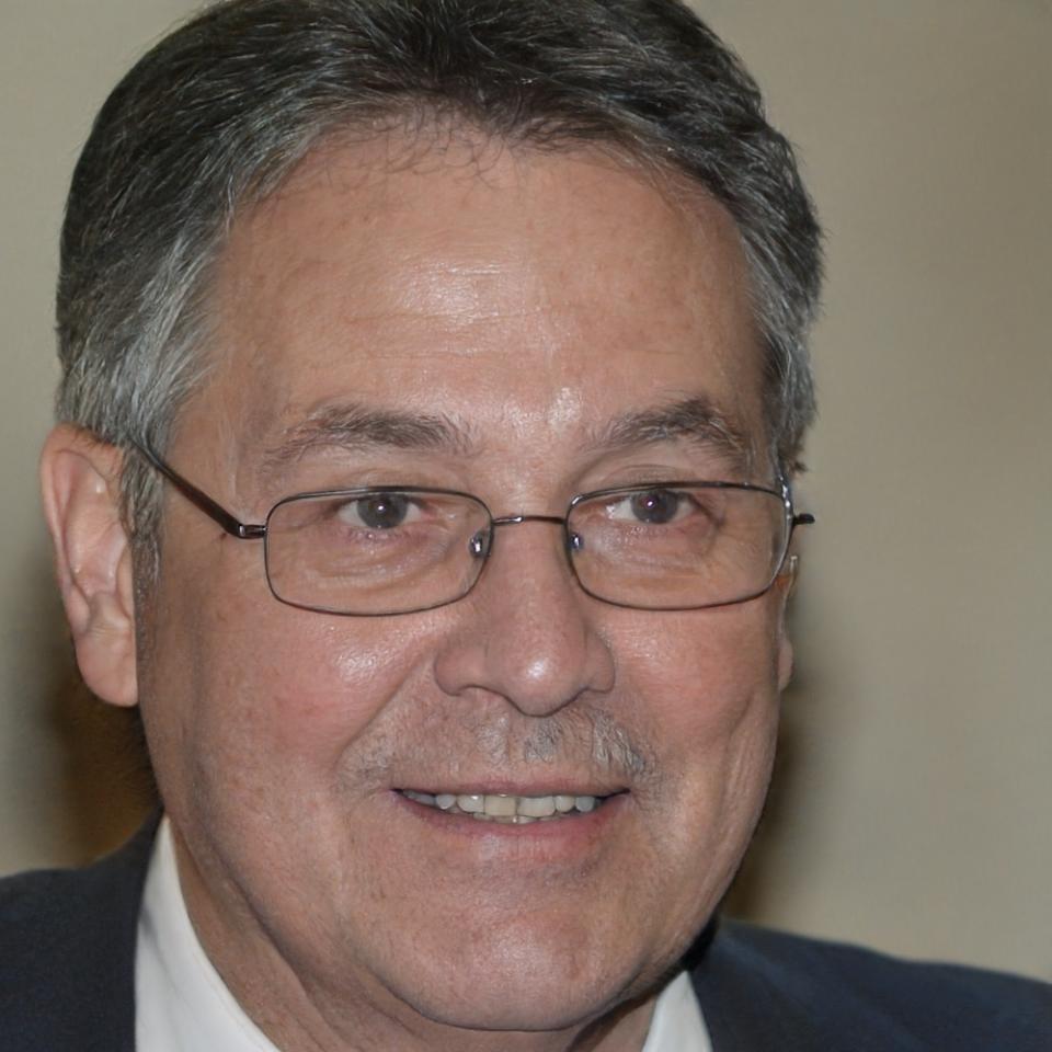 Portrait professionnel d'un homme confiant